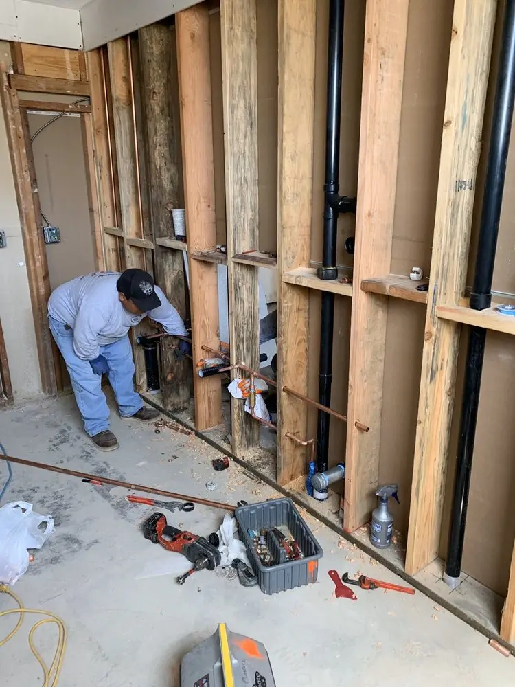 Commercial rough-in plumbing for Water Heater Replacement in Wallingford